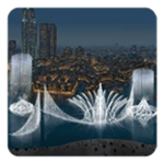 Logo of Dubai Fountain Live Wallpaper android Application 